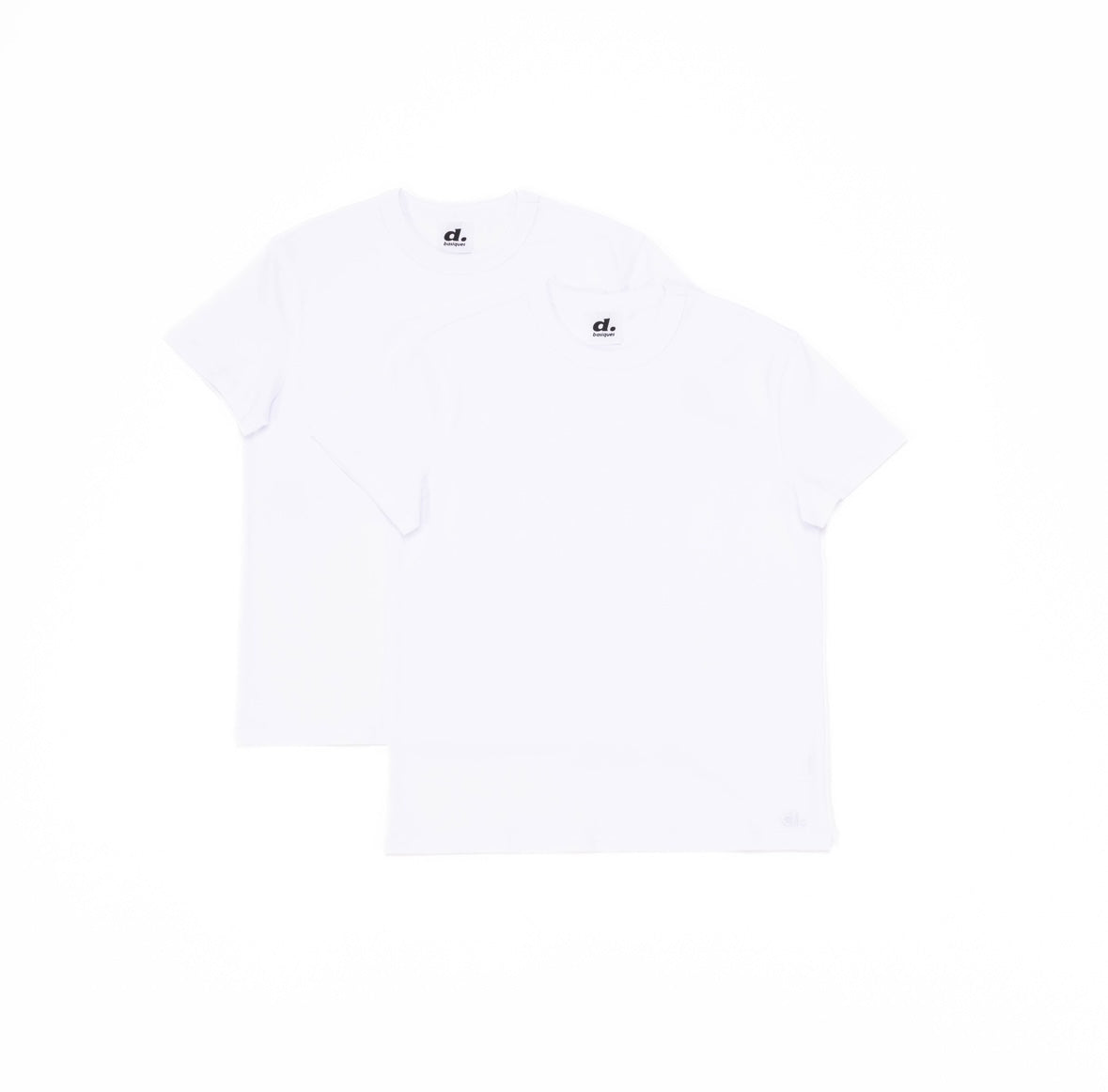 T-shirt d. Basiques - Lot de 2 - Blanc